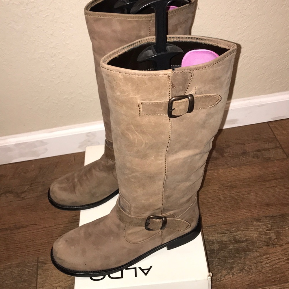 Aldo Soft Leather Boots